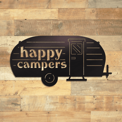 Happy Campers Sign