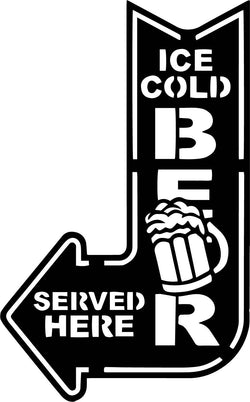 Ice Cold Beer Arrow