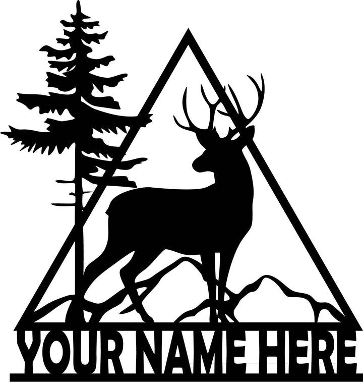 Deer Triangle Personalized